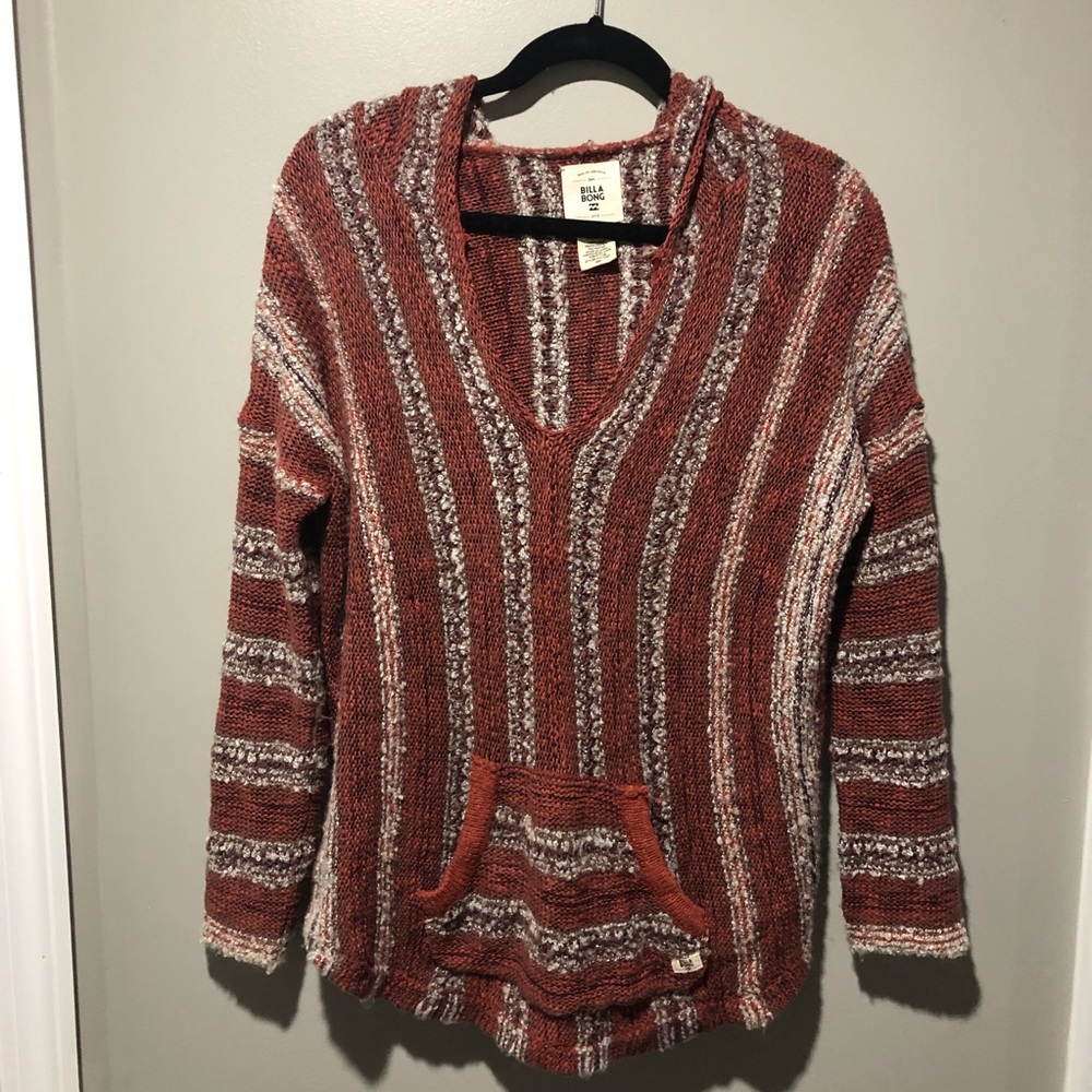 Billabong | Orange Baja Hooded Pullover M